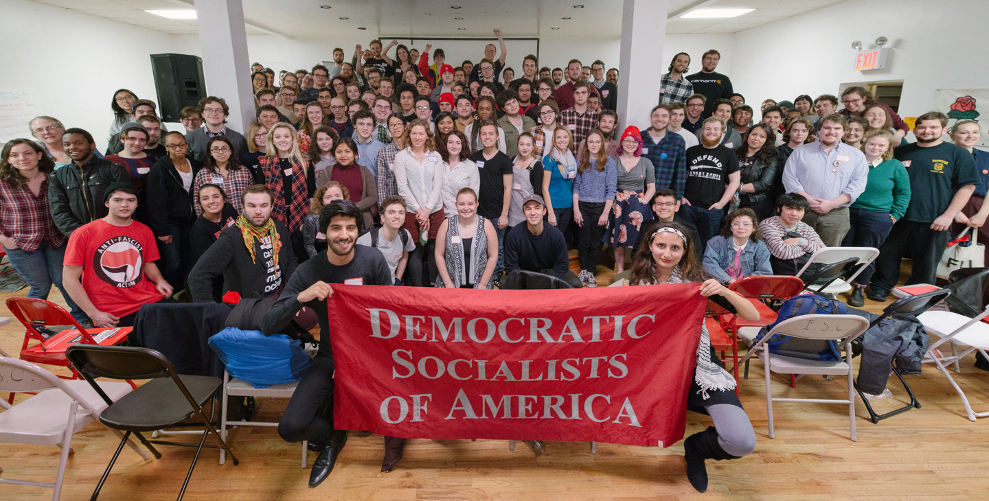 YDSA members at the Winter 2017 National Conference in New York City