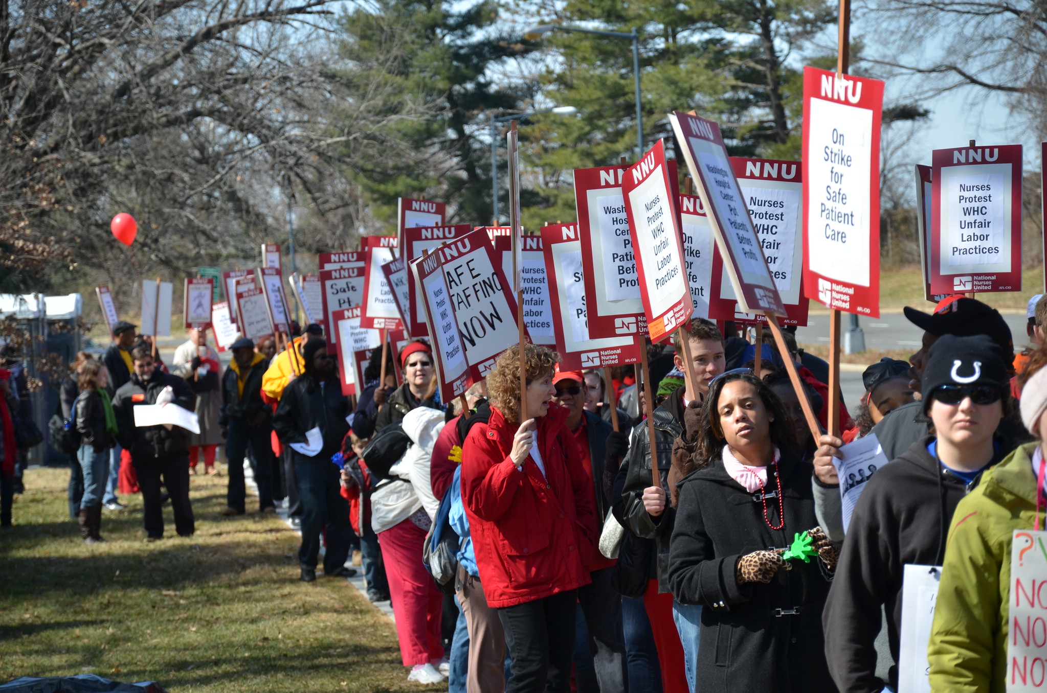 Striking workers